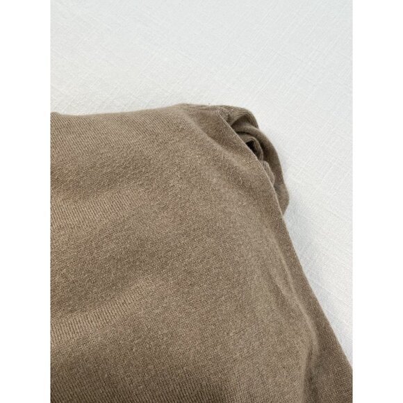 J.Jill Women's V-Neck Cardigan Button Up Long‎ Sleeve Brown Size Large Pockets - Picture 7 of 9